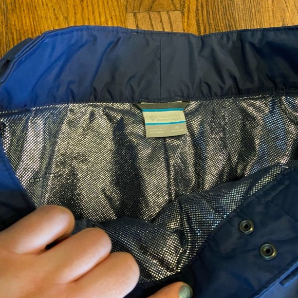 Columbia Snowpants Ski Snowboard Winter Blue Medium - Picture 4 of 7